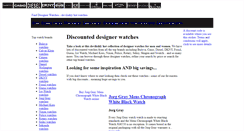 Desktop Screenshot of finddesignerwatches.co.uk